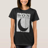 Moon Periodic Table Elements Moon Space Nerd Moon  T-shirt (Voorkant)