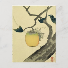 Moon, Persimmon en Grasshopper, 1807 Briefkaart