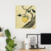 Moon, Persimmon en Grasshopper, 1807 Poster (Thuiskantoor)