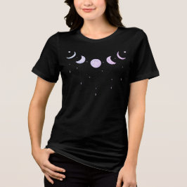 Moon Phase and Dew - Pastel Tri-Blend Shirt