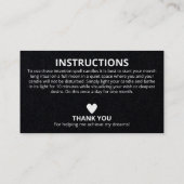 Moon Phase Candle Spell Visitekaartje (Achterkant)