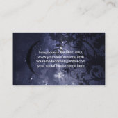 Moon Phase Celestial Sky Psychic Medium Healer Visitekaartje (Achterkant)