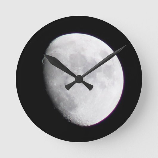 Moon Phase Clock Ronde Klok (Voorkant)