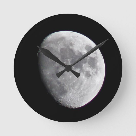 Moon Phase Clock Ronde Klok (Voorkant)