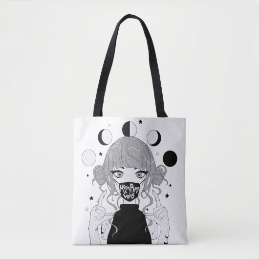 MOON PHASE GANG Light Tas (Voorkant)