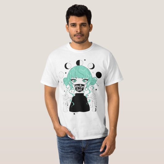 MOON PHASE GANG T-SHIRT (Voorkant volledig)