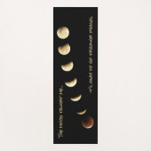 Moon Phase Inspirerend Quote Full Moon Astronomie Yogamat (Voorkant)