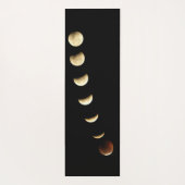 Moon Phase Inspirerend Quote Full Moon Astronomie Yogamat (Achterkant)
