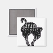 Moon Phase Kat Magneet (Voorkant / Achterkant)