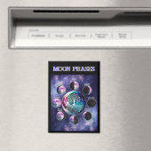 Moon Phase Magnet met Tree of Life | Celest (Insitu (Vaatwasser))