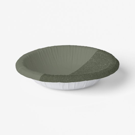 Moon Phase Moss Green Paper Bord –  (Gebogen)