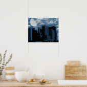 Moon Phase Poster (Keuken)