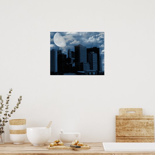 Moon Phase Poster (Keuken)