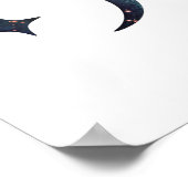 Moon Phase Stars Poster (Hoek)