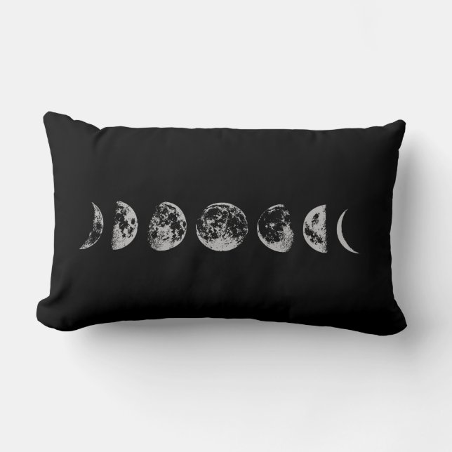 Moon Phase Throw Lumbar Pillow Kussen (Voorkant)