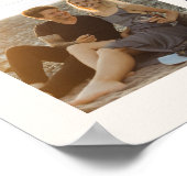 Moon Phase Verloving Photo Collage Poster (Hoek)