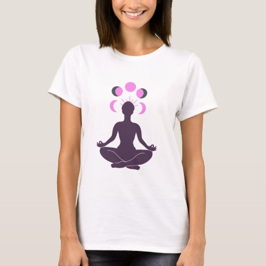Moon Phase Zen-T-shirt T-shirt (Voorkant)