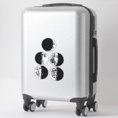 Moon Phases Astronomy Space Art-illustraties Sticker (Koffer)