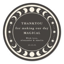 Moon Phases boho celestial Weddenschap