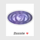 Moon Phases Boho Lunar Sticker (Vel)