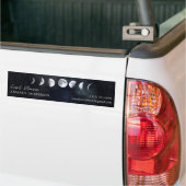 Moon Phases Celestial Event Planner Bumper Sticke Bumpersticker (Op Truck)