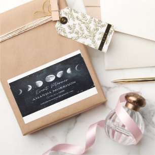 Moon Phases Celestial Event Planner Rechthoekige Sticker