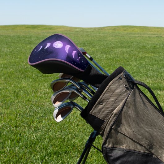 Moon Phases Cool Astronomie Golfheadcover (Insitu)