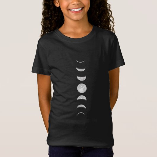 Moon Phases Cool Astronomie T-shirt (Voorkant)