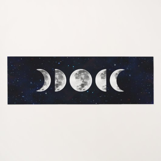 Moon Phases Cosmic Yogamat (Achterkant (horizontaal))