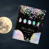 Moon Phases Crystal Gem Healing Holografen Busines Planner