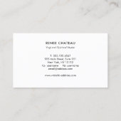 Moon Phases Energy Healer Visitekaartje (Achterkant)