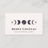 Moon Phases Energy Healer Visitekaartje (Voorkant)