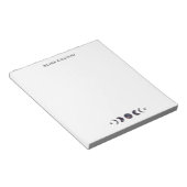 Moon Phases Energy Healer Visitekaartje Notitieblok (Schuin)