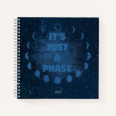 Moon Phases Journal en Sketchbook Notitieboek (Voorkant)