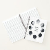 Moon Phases Notebook, Night Sky Journal Notitieboek (Binnen)