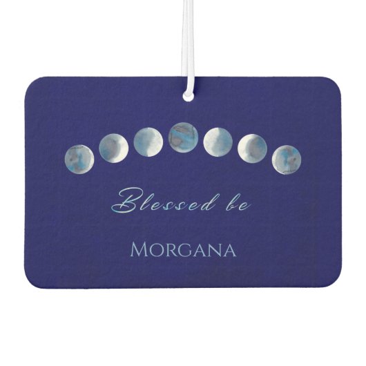 Moon Phases Personalized Luchtverfrisser (Voorkant)