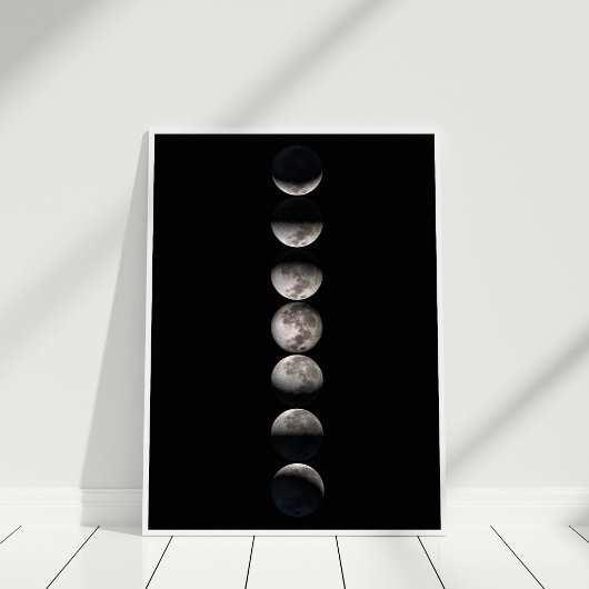 Moon Phases Poster
