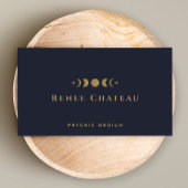 Moon Phases Psychic Medium Visitekaartje