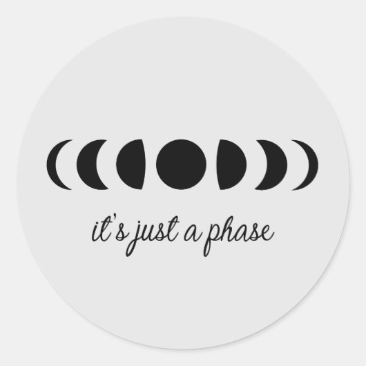 Moon Phases Stickers (Voorkant)