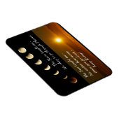 Moon Phases Sun verhoogt Inspirerend Quote Magneet (Rechterzijde)