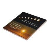 Moon Phases Sun verhoogt Inspirerend Quote Tegeltje (Zijkant)