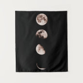 Moon Phases Wall Art – Celestial Home Decor Wandkleed (Voorkant)