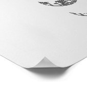 Moon Phases Wall Art Poster (Hoek)