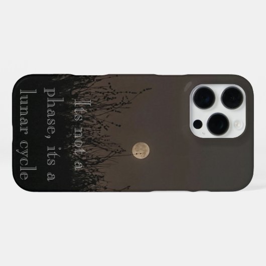 moon phone case iPhone hoesje (Achterkant horizontaal)