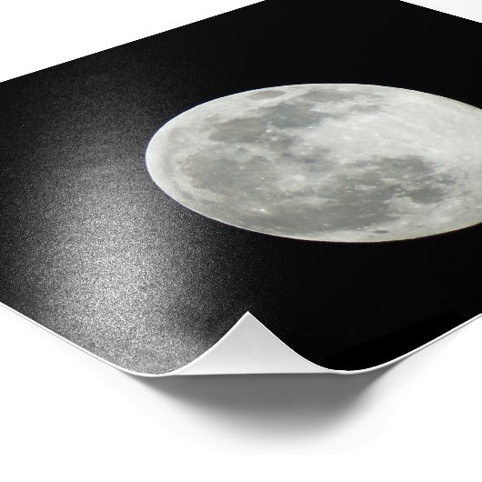 Moon Photo Print Foto Afdruk (Hoek)