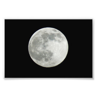 Moon Photo Print Foto Afdruk