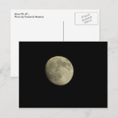 Moon Pic #1 Briefkaart (Voorkant / Achterkant)