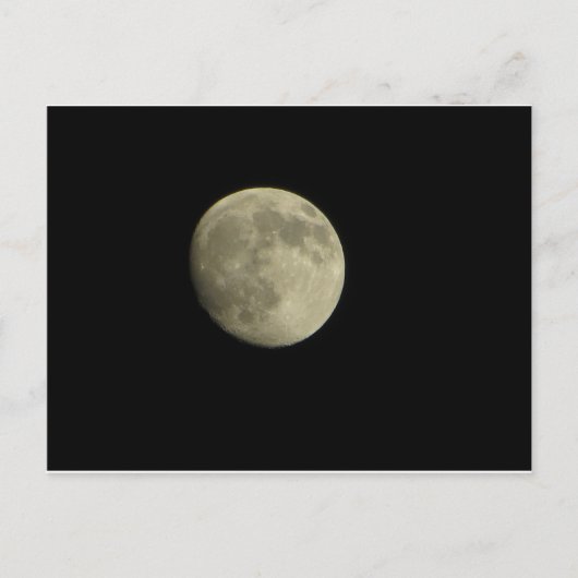 Moon Pic #1 Briefkaart (Voorkant)