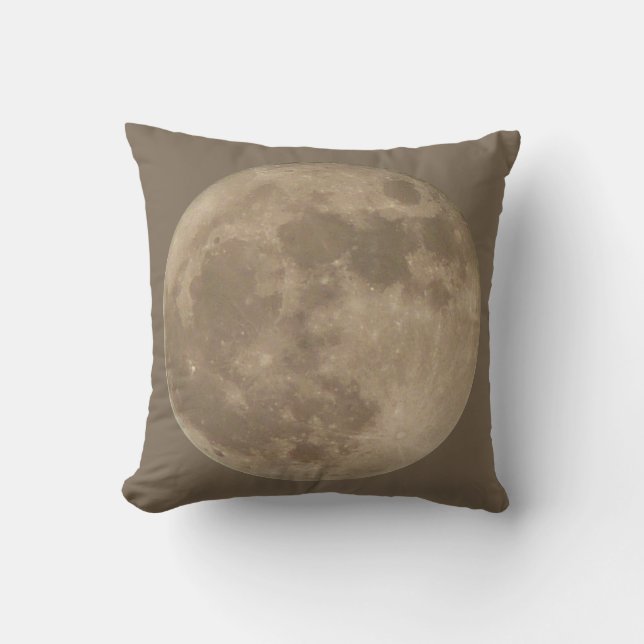 Moon Pillow Full Moon Sierkussen Moon Giften (Voorkant)
