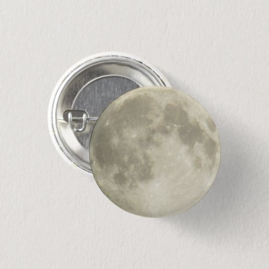Moon Pin Ronde Button 3,2 Cm (Voorkant /achterkant)